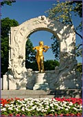 Austria, Vienna, Stadtpark, Johann Strauss Denkmal, Photo Nr.: W1351