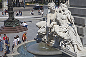 Vienna, Parlament, Statue, Photo Nr.: W5684