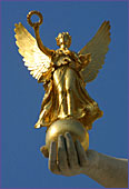 Austria, Vienna, Athena statue at the parliament, Photo Nr.: W1529
