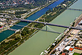 Austria, Vienna, Donau, Neue Donau, A23 Sdosttsngente, Photo Nr.: W2560