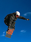 Snowboarder in the Alps, Photo Nr: snow002