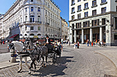 Vienna, Michaelerplatz, Pferdekutschen, Photo Nr.: W5614