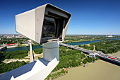 Vienna, Verkehrskameras, A22 Südosttangente, Pylon Donaustadtbrücke, Traffic Camera, Photo Nr.: W4668