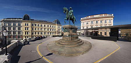 Vienna, Albertina Museum Erzherzog Albrecht Denkmal, Photo Nr.: W4941