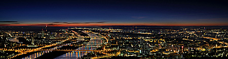 Vienna Panorama, View from Leopoldsberg, Photo Nr.: W5266
